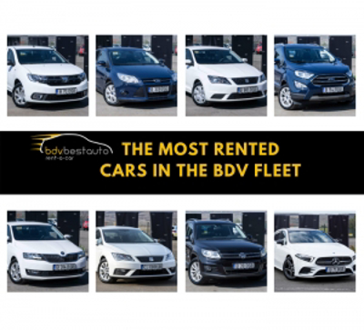 The most rented cars in the BDV fleet
